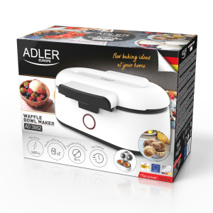 Adler AD 3062 Waffelschalenmaker, Waffeleisen für Waffelschalen