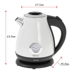Camry CR 1344w Wasserkocher 1,7 Liter weiß