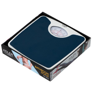 Adler AD 8151b Mechanische Personenwaage bis 130 kg blau
