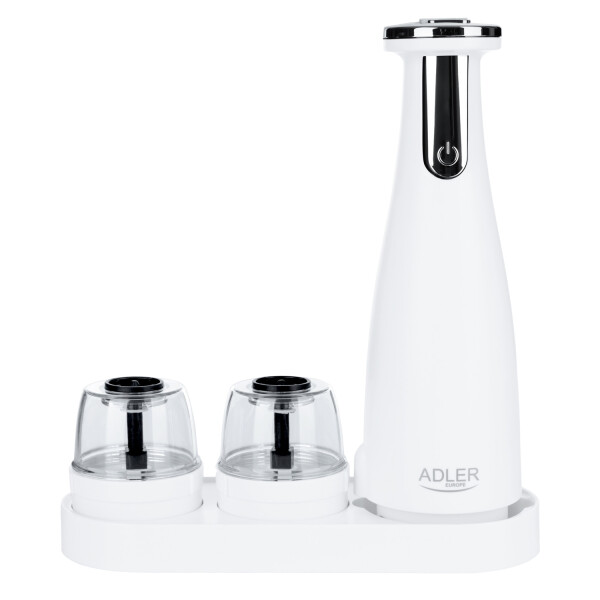 Adler AD 4449w Elektr. Salz- und Pfeffermühle 3in1 Mühle mit USB