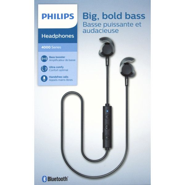 Philips TAE4205BK/00 Kabellose In-Ear-Kopfhörer schwarz