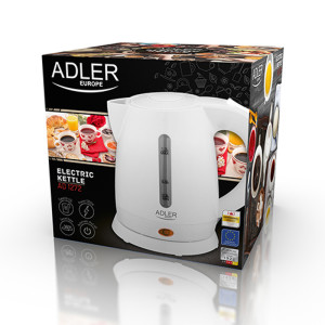 Adler AD 1272 Wasserkocher 1L weiß