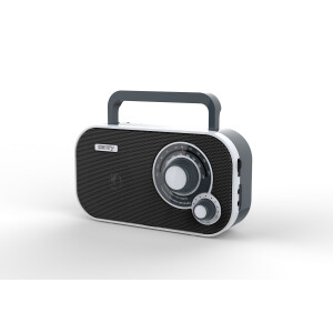 Camry CR 1140b tragbares Radio schwarz UKW/AM, Batterie/Netz
