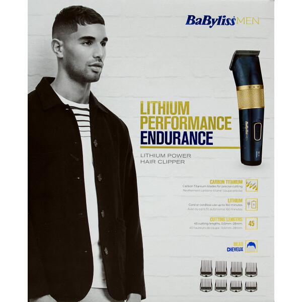 BaByliss E986E Lithium Power Netz/Akku Haarschneider