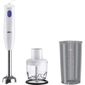 Braun Domestic Home MQ 10.201M Stabmixer Weiss-Blau