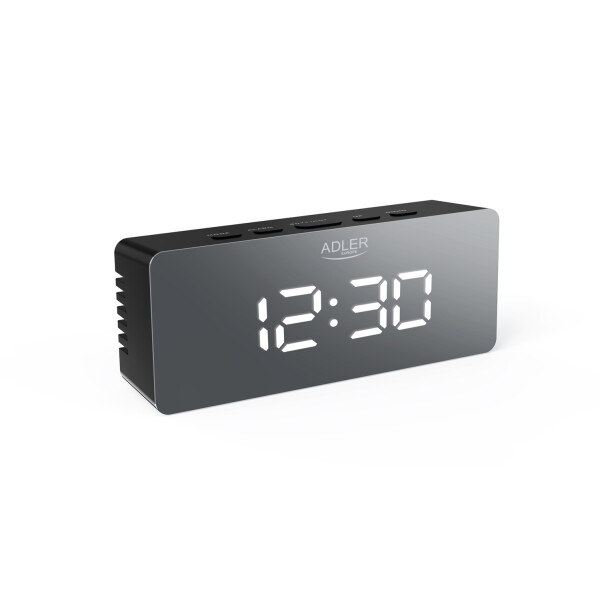 Adler AD 1189b Wecker, 3 Modi, LED-Display, Temperaturanzeige