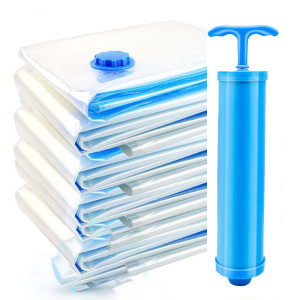 VACKBAGS 7er-Pack Vakuum-Aufbewahrungsbeutel inkl. Pumpe...