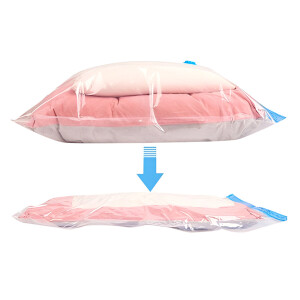 VACKBAGS 7er-Pack Vakuum-Aufbewahrungsbeutel inkl. Pumpe (zufällige Farbe)