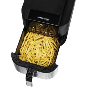Rommelsbacher FRH 1500 Fritteusen Schwarz-Edelstahl