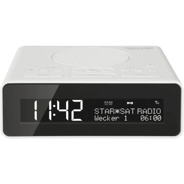 Technisat DigitRadio 51 Uhrenradio/Küchenradio Weiss