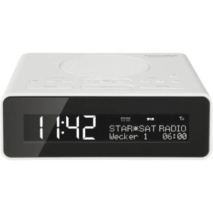 Technisat DigitRadio 51 Uhrenradio/Küchenradio Weiss