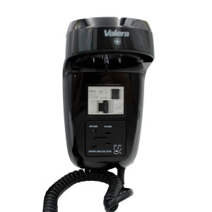 Valera 542.06/044.06  Haartrockner mit Wandhalterung Action Protect 1600 Shaver schwarz