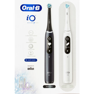 Braun Oral-B iO Series 7 Duo Black Onyx/White Alabaster elektr. Zahnbürsten