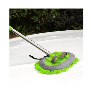 CLEANFUZZ Autowaschbürste mit ausziehbarem Stiel