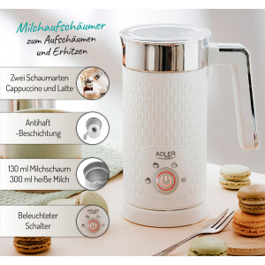 Adler AD 4494 Milchaufschäumer weiß
