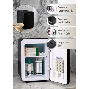 Adler AD 8084 Minikühlschrank schwarz - 4L