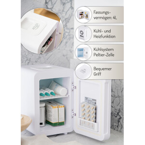 Adler AD 8085 Minikühlschrank - mit Spiegel - 4L