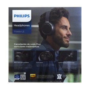 Philips L3/00 Fidelio Kopfhörer kabellos Bluetooth Over Ear schwarz