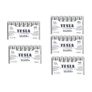 TESLA SILVER+ AAA Micro, LR03 Batterie 5x 24er Pack (120...