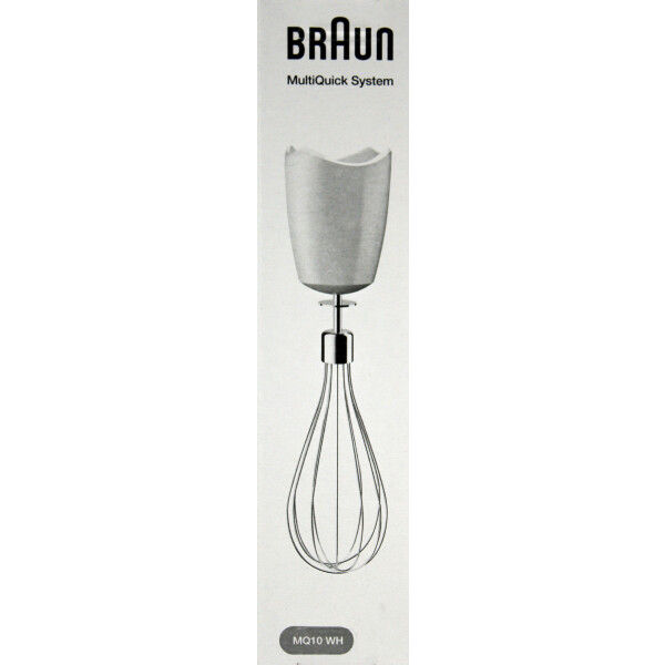 Braun MQ10WH MultiQuick System Schneebesen-Aufsatz weiß