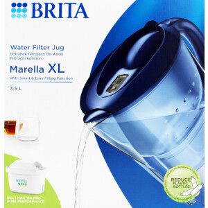 Brita Marella XL Wasserfilter 3,5 L blau + Maxtra Pro Kartusche