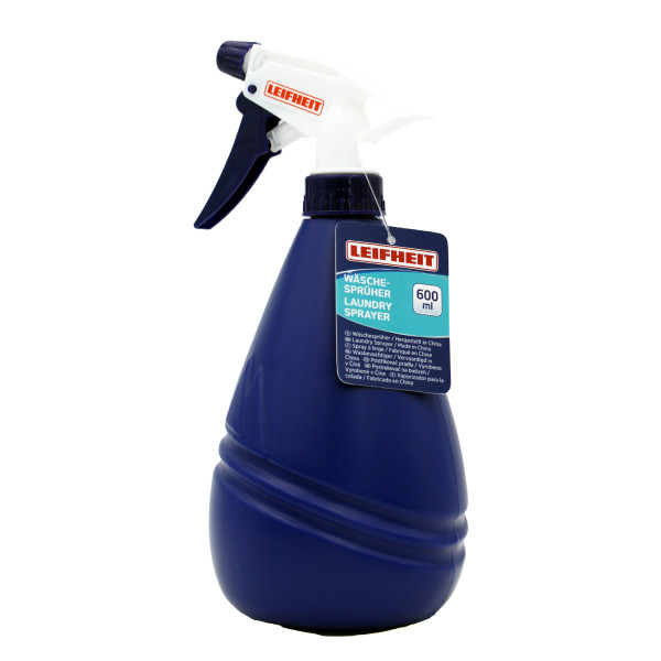 Leifheit 72416 Sprühflasche 600ml blau Bügel-Erleichterung