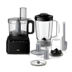 Braun FP3132BK PurEase Kompakt-Küchenmaschine schwarz
