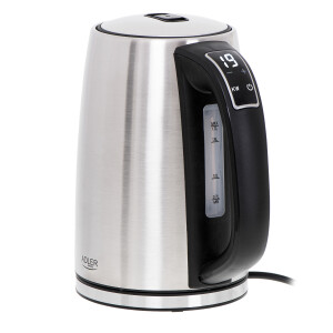 Adler AD 1340 Edelstahl-Wasserkocher 1,7L  mit Temperatureinstellung