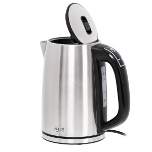 Adler AD 1340 Edelstahl-Wasserkocher 1,7L  mit Temperatureinstellung