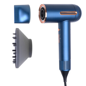 Adler AD 2271 SUPERSPEED Ionen Haartrockner blau Diffusor...