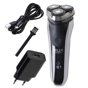 Adler AD 2933 Elektrorasierer LCD Display USB-Aufladung