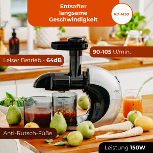 Adler AD 4130 Slow Juicer langsamlaufender Entsafter