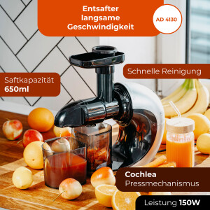 Adler AD 4130 Slow Juicer langsamlaufender Entsafter