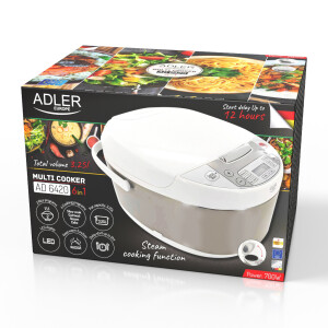 Adler AD 6420 Multikocher 3,25 Liter 6 Funktionen 700 Watt
