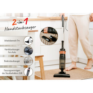 Adler Handstaubsauger mit Kabel beutellos 2in1  AD 7049
