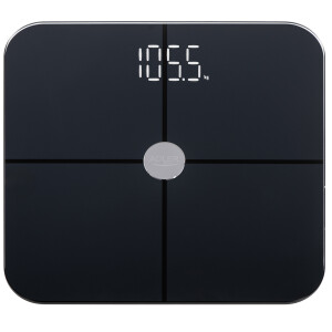 Adler AD 8187 Personenwaage Smart mit App Bluetooth schwarz