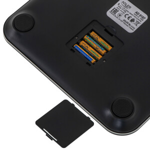 Adler AD 8187 Personenwaage Smart mit App Bluetooth schwarz