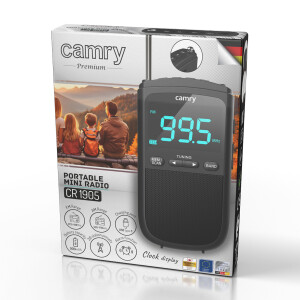 Camry CR 1905 Tragbares Mini-Radio 6x2x11cm LCD-Anzeige USB