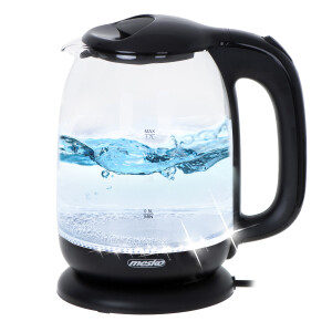 Mesko MS 1302 Glas-Wasserkocher 1,7 L 2200W schwarz