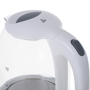 Mesko MS 1302 Glas-Wasserkocher 1,7 L 2200W weiß