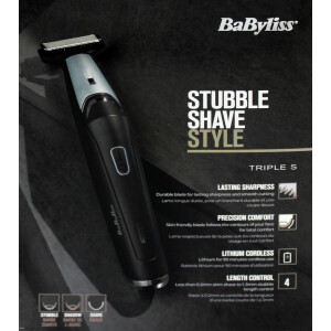 BaByliss T880E Triple S-Stubble, Shadow, Shave Barttrimmer