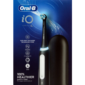 Braun Oral-B iO 4S (IOG4.1B6.2CK) Elektr. Zahnbürste matt black mit Etui