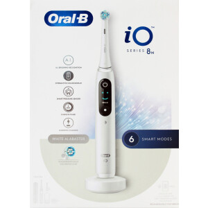 Braun Oral-B iO 8N (IOM8.2i1.1BD) Elektr. Zahnbürste weiß mit Etui