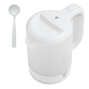 Adler AD 1381 Reise-Wasserkocher 0,5L weiß 750-900 W