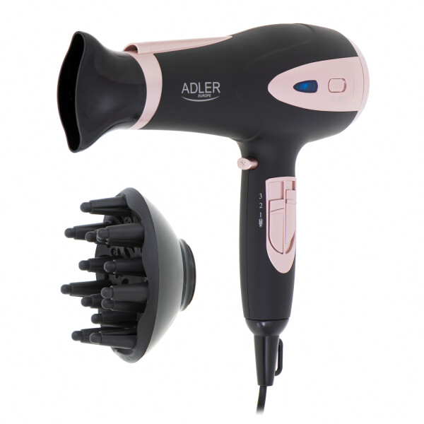 Adler AD 2248b Haartrockner mit Diffusor 2400W schwarz