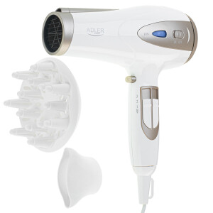 Adler AD 2248wc Haartrockner 2400W weiß/champagner