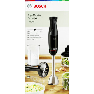 Bosch MSM4B623 Serie4 ErgoMaster Stabmixer-Set 1000W Piano black