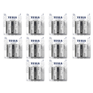 TESLA SILVER+ D Mono, LR20 Batterie 10 x 2er Pack = 20...