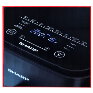 Sharp AF-GS552AE-B Heißluft-Fritteuse schwarz 1650W