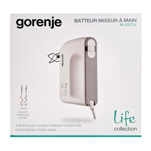 Gorenje M420CW Handmixer weiß 450W